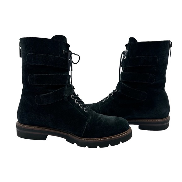 STUART WEITZMAN black urbanite nero velour boots - Picture 6 of 15
